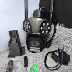 Cámara Wi-Fi Triple lente 360° (dos fijas + una PTZ)