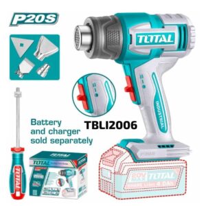 Pistola de Calor Inalámbrica Total TBLI2006 (20V - Línea Industrial)