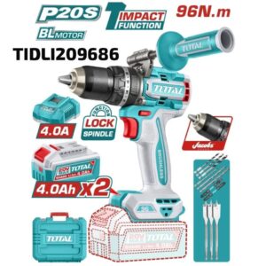 Taladro Percutor Brushless TOTAL 20V 96Nm - TIDLI209686 (Línea Industrial)