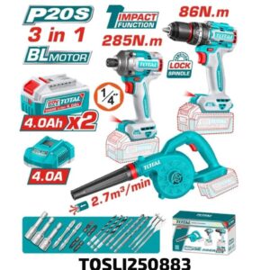 Kit Inalámbrico Industrial TOTAL 20V (TOSLI250883)