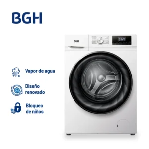 LAVASECARROPA BGH 10 KG / 7 KG CARGA FRONTAL BLANCO INVERTER