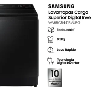 LAVARROPA SAMSUNG 8KG - CARGA SUPERIOR - INVERTER