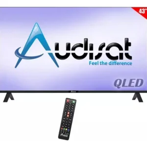 Smart TV  43 PULGADAS Qled AUDISAT AD-43Q (2026) Full HD Android TV Wi-Fi con Conversor Digital